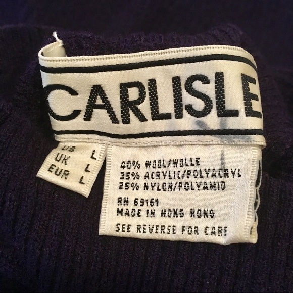 Carlisle | Women’s Dark Purple Wool Tank - Picture 5 of 5